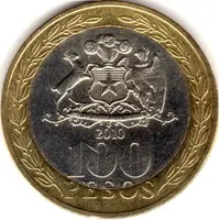 100 Pesos Copihue flowers