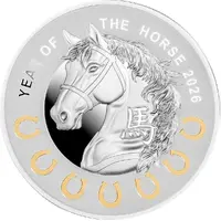 1 Dollar - Charles III Year of the Horse