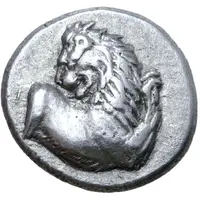 Hemidrachm Dot ME Monogram/Dolphin