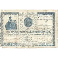 4 Pesos Tesoro Nacional