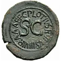 Pseudo-medallic - Augustus C PLOTIVS RVFVS IIIVIR A A A F F S C