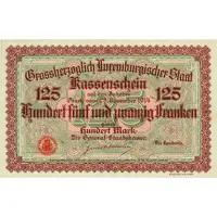125 Francs / 100 Marks