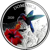 2 Dollars - Elizabeth II Hummingbird, Colourised