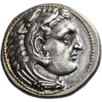 Tetradrachm - Nicocles In the name of Alexander III