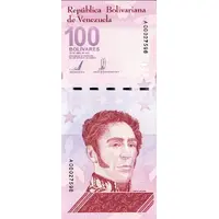 100 Bolívares 200th Anniversary of the Battle of Carabobo