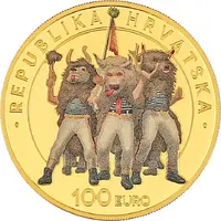 100 Euros Halubje Bell Ringers, colored