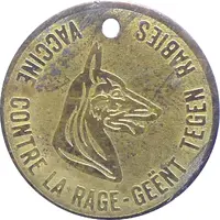 Dog Token - Rabies vaccine German Shepherd