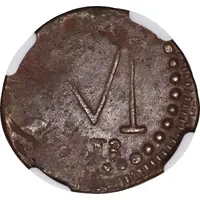 1/2 Real - Fernando VII Royalist coinage