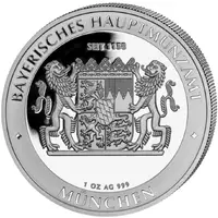 1 Bavaria Thaler `Neuschwanstein Castle`