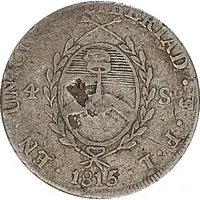 4 Soles Provincias del Rio de la Plata