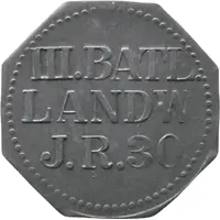 10 Pfennig - Saarlouis III Batl. Landw. J.R. 30