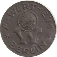 50 Pfennig - Berlin A. Wertheim