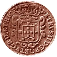 X Réis - Pedro II Porto mint