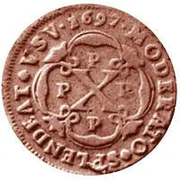 X Réis - Pedro II Porto mint