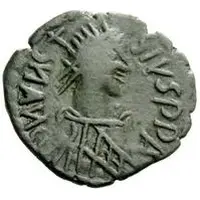 1 Follis In the name of Anastasius I, Sirmium