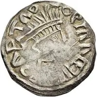 1/2 Siliqua In the name of Anastasius I, Sirmium, radiate bust with retrograde SRM