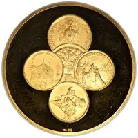 Medal - Mohamed Reza Shah Various philatelic and medallic issues of his reign