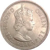 1 Shilling - Elizabeth II 1st portrait