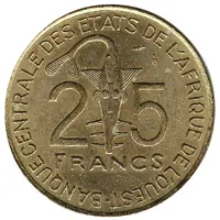 25 Francs CFA