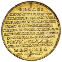 Medal - wagi 15 dukatów - Jan II Kazimierz Waza