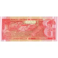 1 Lempira With vertical bar