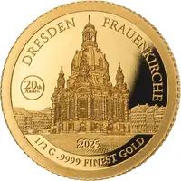 1000 Francs CFA Dresden Frauenkirche