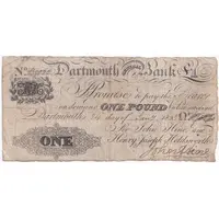 1 Pound Dartmouth General Bank