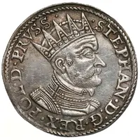 Trojak gdański - Stefan Batory Gdańsk mint