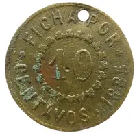 10 Centavos Empresa Nacional de Bolivia