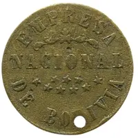10 Centavos Empresa Nacional de Bolivia