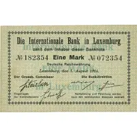 1 Mark Emergency Issue - WWI