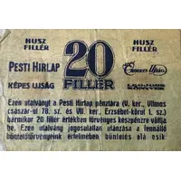 20 Filler Pesti Hirlap