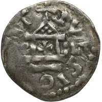 Denier - Robert II Soissons mint