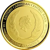 10 Dollars - Elizabeth II Pink Flamingos, Colourized