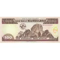 100 Emalangeni 30th anniversary of the Lilangeni currency