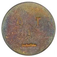Herring barrel token Ottó Tulinius Akureyri