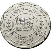 10 Rupees Ceylon Tea 150th Anniversary