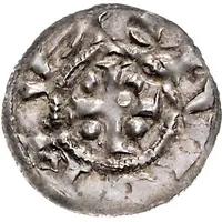 Denier In the name of Otto III, Cologne mint