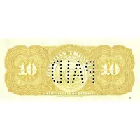 10 Dollars Gold Certificate of Deposit