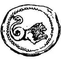 1 Didrachm Beast series: facing right