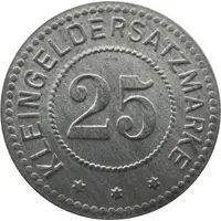 25 Pfennig - Harburg Schlosswerft R. Holtz