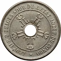 20 Centimes - Léopold II