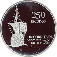 250 Escudos Independence - Discovery, Silver