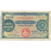 20 Centavos seal types II and III