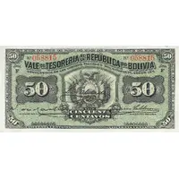 50 Centavos Tesoreria de la República
