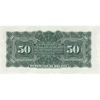 50 Centavos Tesoreria de la República
