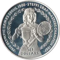 50 Dollars - Elizabeth II Steffi Graf