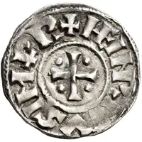 Denier - Henry II as emperor, Pavia mint
