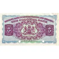 5 Dollars Barclay's Bank