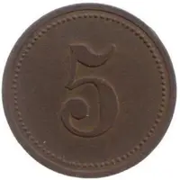 5 Centimes - Hôtel Suisse Fribourg